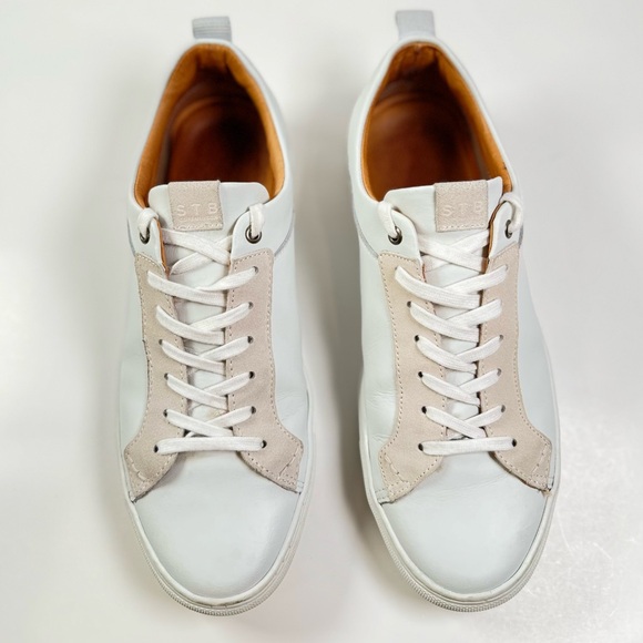 Shoes The Bear (STB) Linden Leather Sneaker – White Size 9 - Picture 2 of 10